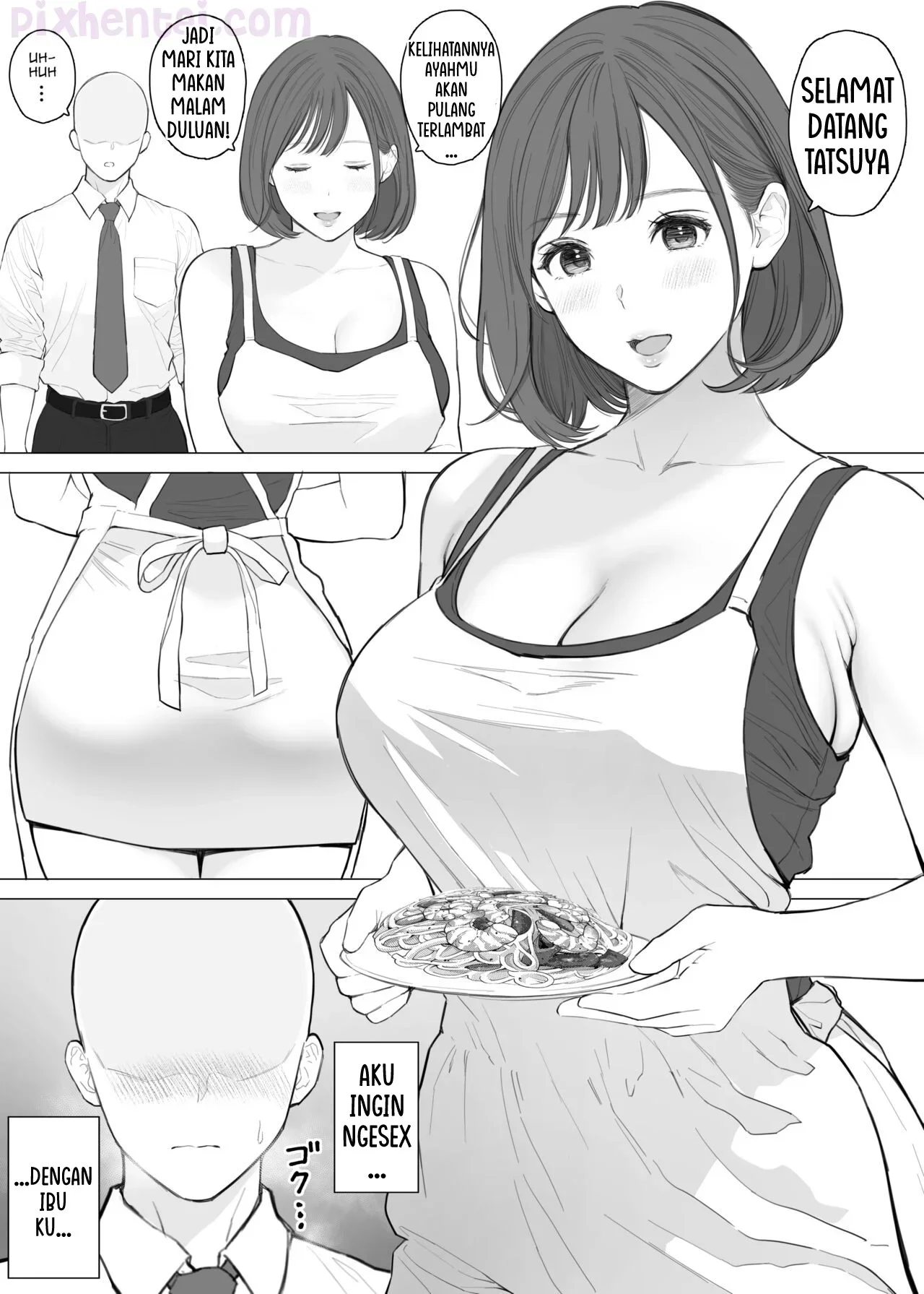 Daisuki na Kaa-san to Nakadashi Boshi Soukan halaman 1