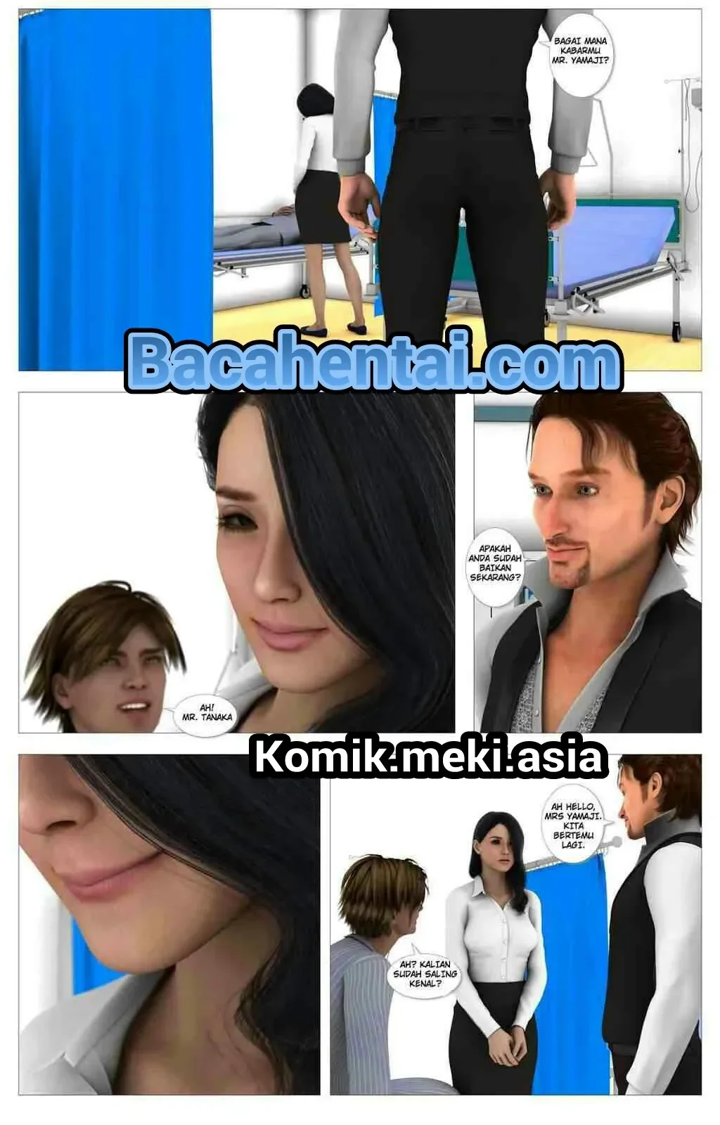 Istri Cantik Selingkuh saat Suami Sakit (3D) halaman 12