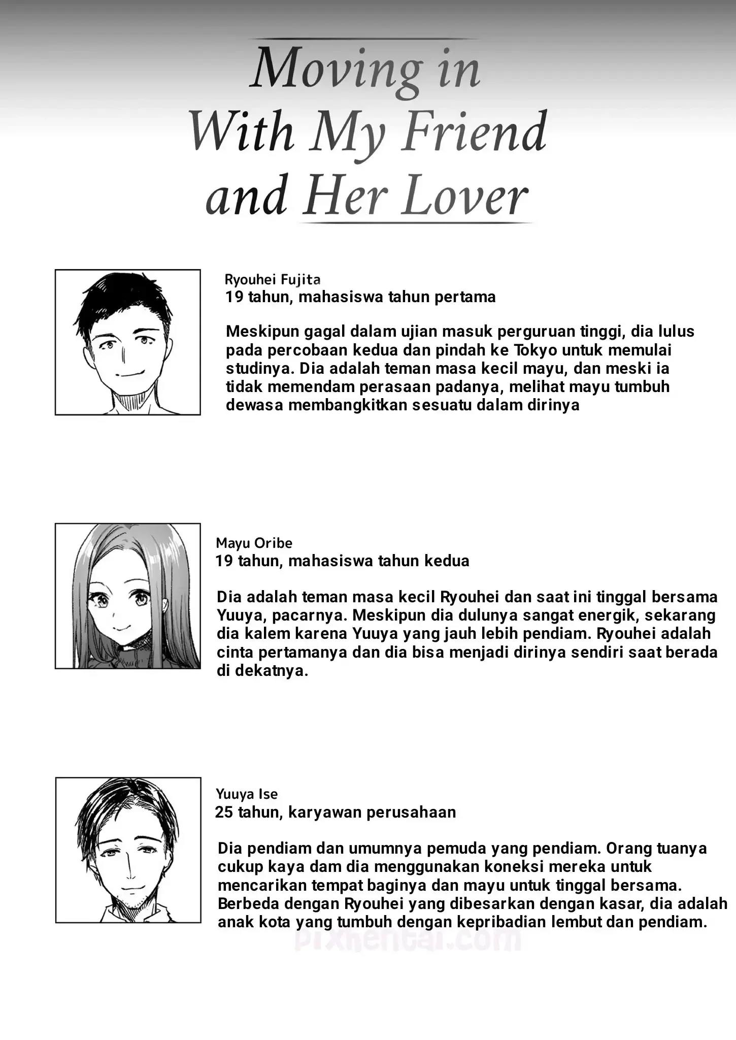 Moving in With My Friend and Her Lover halaman 1