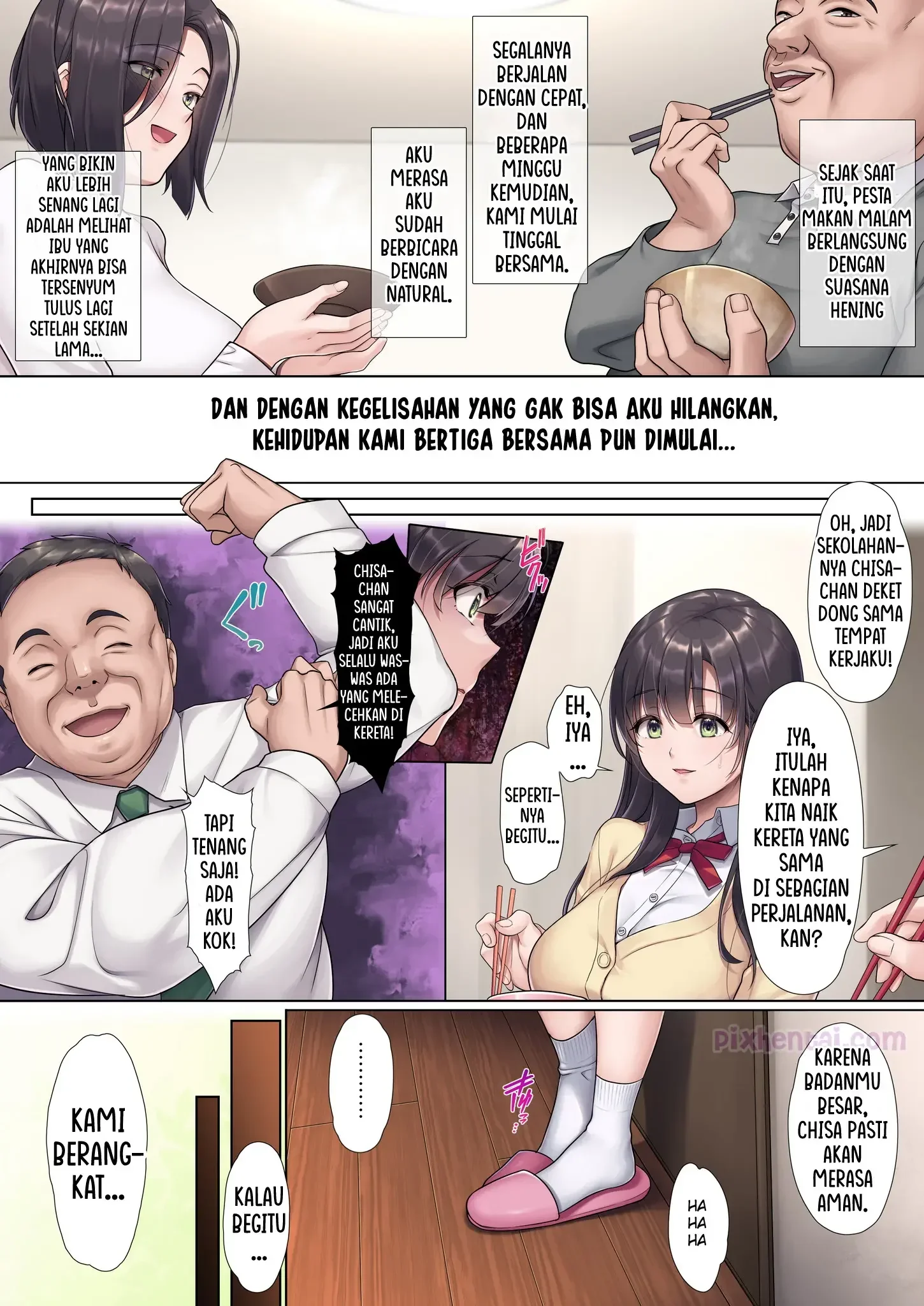Otou-san Yamete : Ayah Tiri baru pilihan Ibu halaman 11
